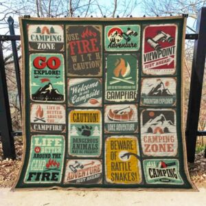 Camping Quilt Blanket Ver 26  Quilt